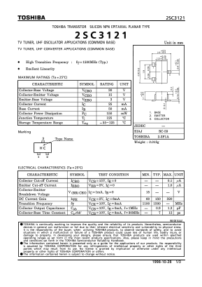 2SC3121 Datasheet PDF Toshiba