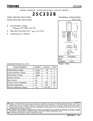 2SC3328 Datasheet PDF Toshiba