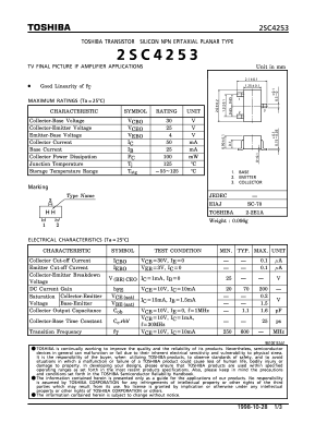 C4253 Datasheet PDF Toshiba