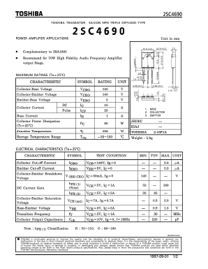 C4690 Datasheet PDF Toshiba