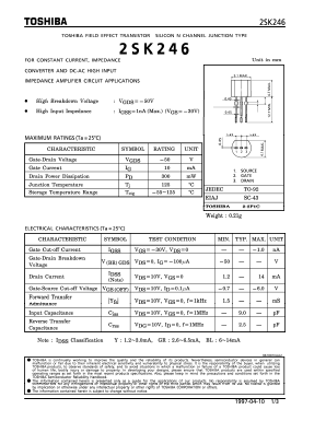 K246 Datasheet PDF Toshiba