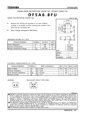 DF5A6 Datasheet PDF Toshiba