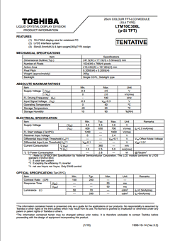 LTM10C306L Datasheet PDF Toshiba