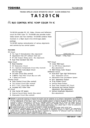 TA1201CN Datasheet PDF Toshiba