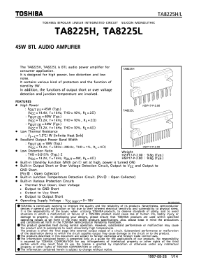 TA8225L Datasheet PDF Toshiba