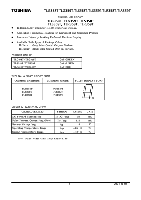 TLS359T Datasheet PDF Toshiba