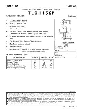 TLOH156P Datasheet PDF Toshiba