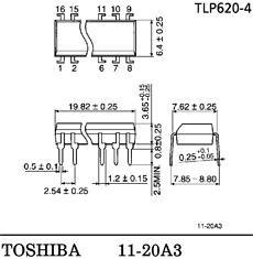 TLP620 Datasheet PDF Toshiba