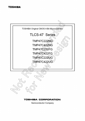TMP47C422FG Datasheet PDF Toshiba