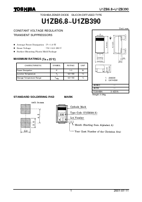 U1ZB10 Datasheet PDF Toshiba
