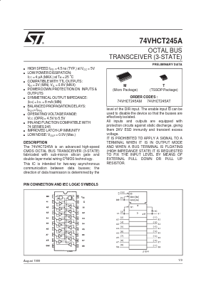 74VHCT245AFT Datasheet PDF Toshiba