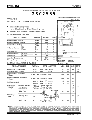 2SC2555 Datasheet PDF Toshiba