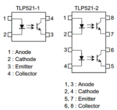 TLP521 Datasheet PDF Toshiba