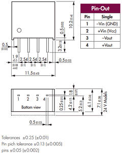 TME0512S Datasheet PDF Traco Power