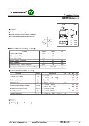 KC856S Datasheet PDF TY Semiconductor