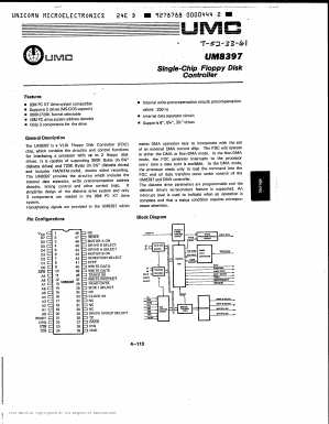 UM8397 Datasheet PDF UMC Corporation