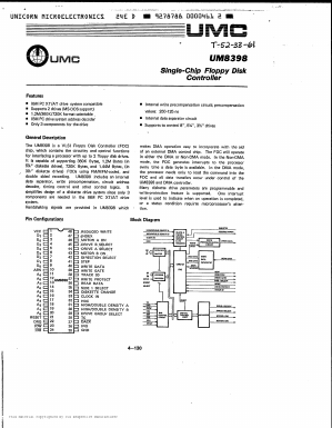 UM8398 Datasheet PDF UMC Corporation