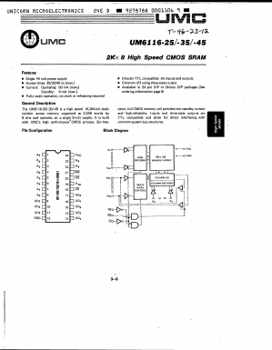 UM6116K-25 Datasheet PDF UMC Corporation