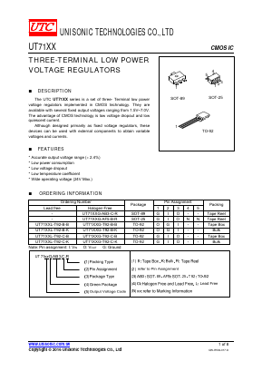 UT7128 Datasheet PDF Unisonic Technologies