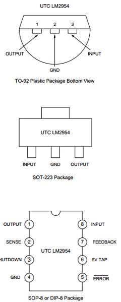 LM2954-33-D08-B Datasheet PDF Unisonic Technologies