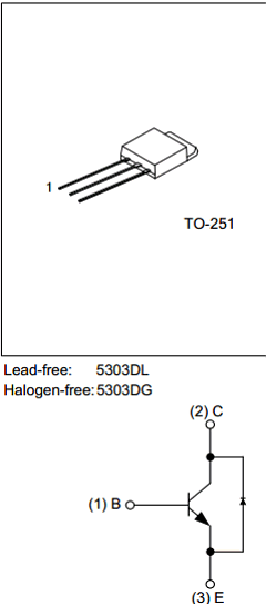 5303D Datasheet PDF Unisonic Technologies