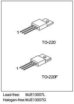 MJE13007-TF3-T Datasheet PDF Unisonic Technologies