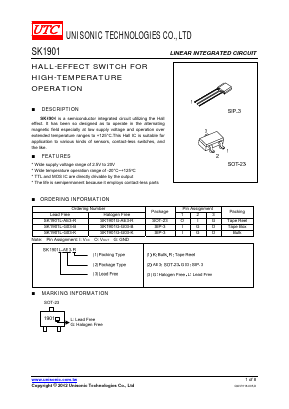 SK1901L-G03-R Datasheet PDF Unisonic Technologies