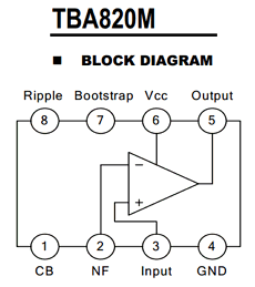 TBA820ML-S08-T Datasheet PDF Unisonic Technologies