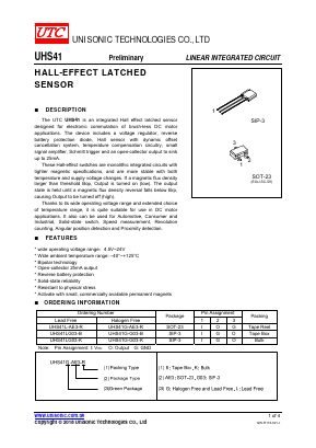 UHS41LG03-K Datasheet PDF Unisonic Technologies