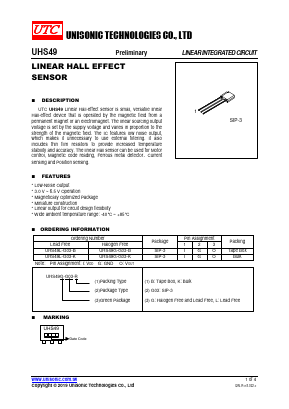 UHS49L-G03-B Datasheet PDF Unisonic Technologies
