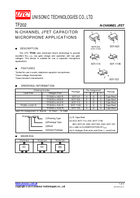 TF202G-X-AN3-R Datasheet PDF Unisonic Technologies