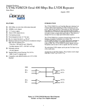 UT54LVDM328UCA Datasheet PDF Aeroflex UTMC
