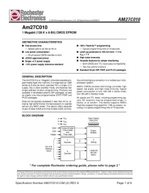 AM27C010-45DI Datasheet PDF Unspecified1