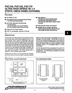 P4C170-20LMB Datasheet PDF Unspecified2