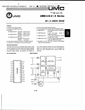 UM6116-2LT Datasheet PDF Unspecified2
