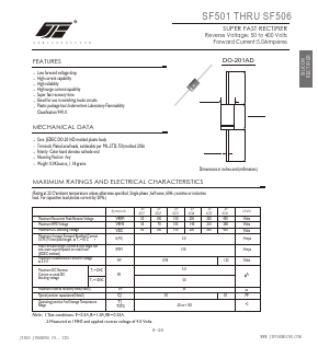 SF501 Datasheet PDF Unspecified2