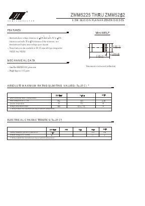 ZMM5246 Datasheet PDF Unspecified2