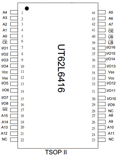UT62L6416MC-70LLE Datasheet PDF Utron Technology Inc