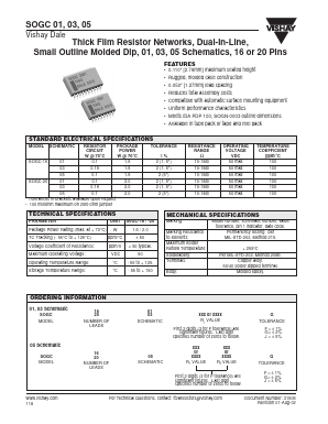 SOGC03 Datasheet PDF Vaishali Semiconductor