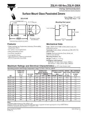 ZGL41-180 Datasheet PDF Vaishali Semiconductor