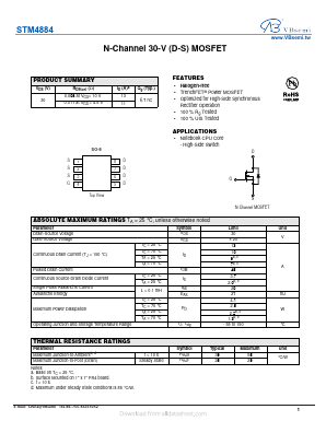STM4884 Datasheet PDF VBsemi Electronics Co.,Ltd