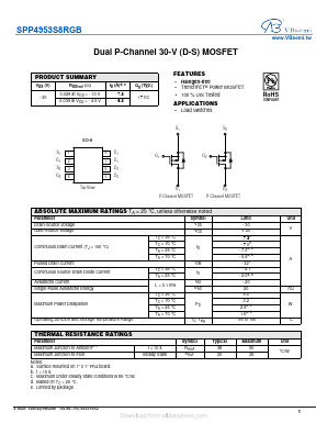 SPP4953S8RGB Datasheet PDF VBsemi Electronics Co.,Ltd