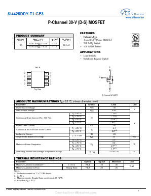 SI4425DDY-T1-GE3 Datasheet PDF VBsemi Electronics Co.,Ltd