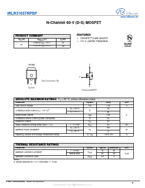IRLR3105TRPBF Datasheet PDF VBsemi Electronics Co.,Ltd