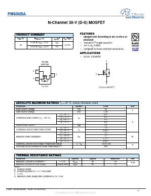 PM606BA Datasheet PDF VBsemi Electronics Co.,Ltd