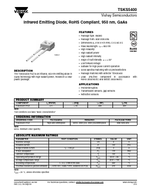 TSKS5400-FSZ Datasheet PDF Vishay Siliconix