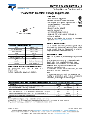 BZW04-128 Datasheet PDF Vishay Semiconductors