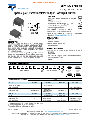 SFH6186 Datasheet PDF Vishay Semiconductors
