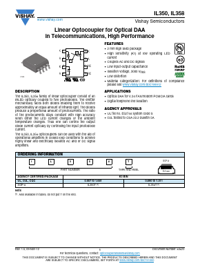 IL358 Datasheet PDF Vishay Semiconductors
