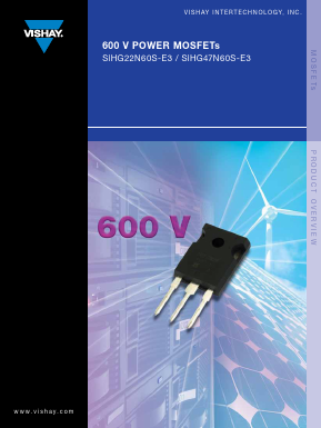 SIHG22N60S-E3 Datasheet PDF Vishay Semiconductors